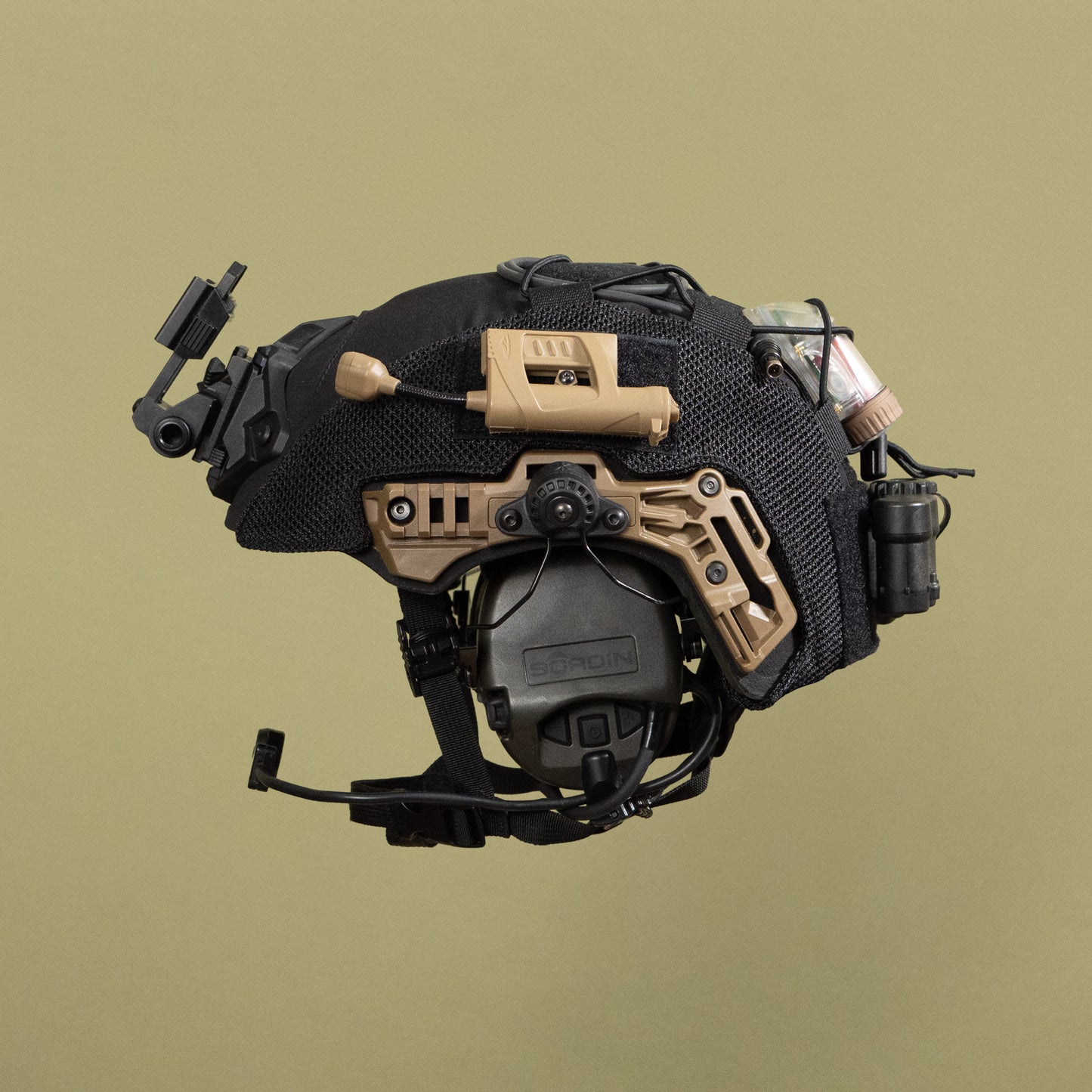 Team Wendy EXFIL Carbon Bump Mesh Helmet Cover