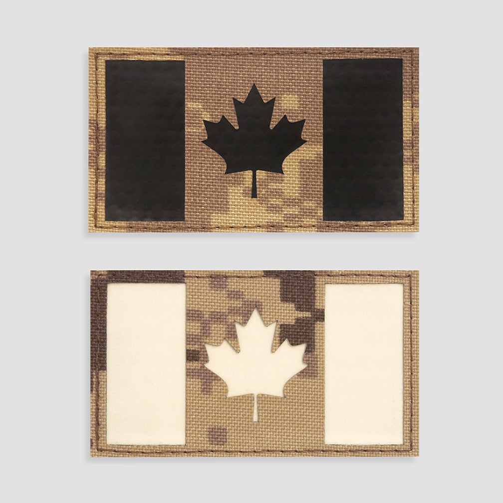 Canadian Flag Velcro Patches