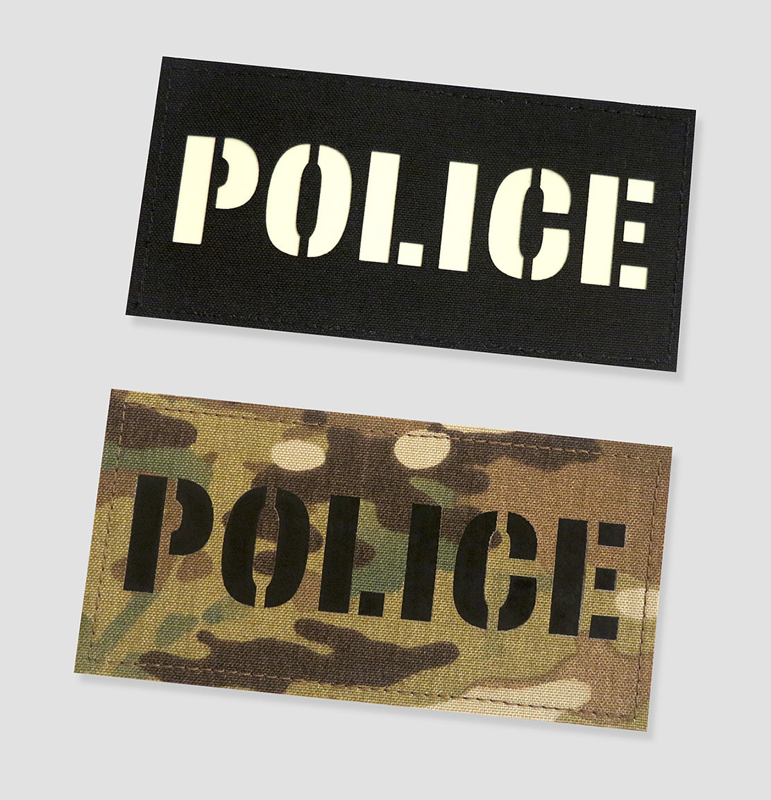 Police Identifier Velcro Patches 6x3 in