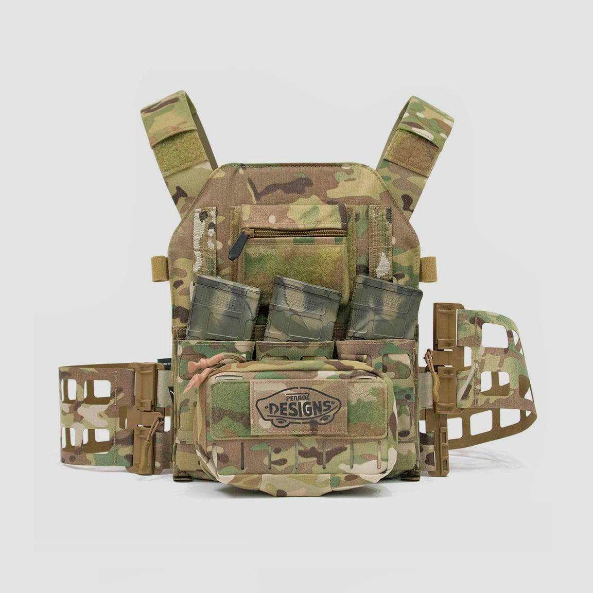 Low Profile Slick Plate Carrier (LPSPC) Multicam with Tubes - Ready to Ship