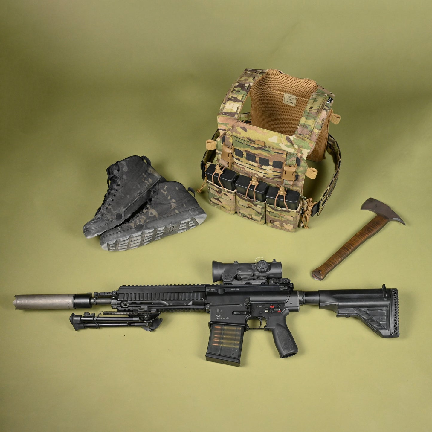 RTF HK417 Triple Mag Placard