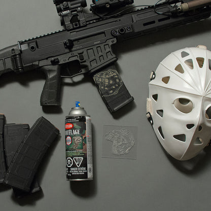 Hockey Mask Spray Stencil