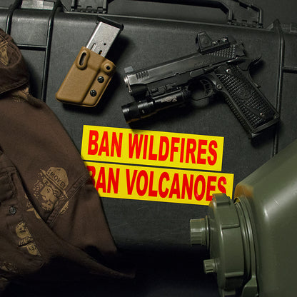 Ban Wildfires Sticker