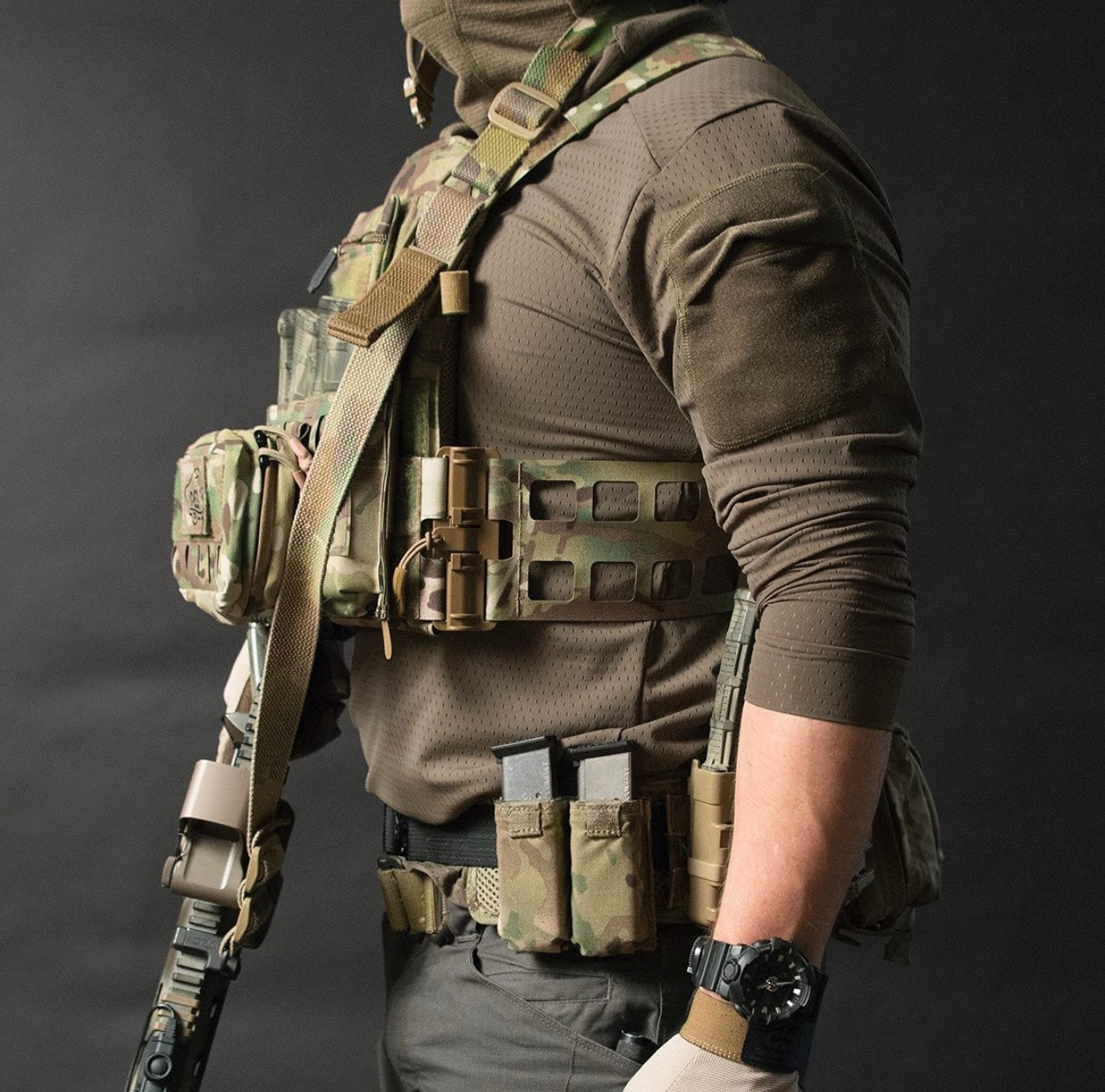 Low Profile Slick Plate Carrier (LPSPC) Multicam with Tubes - Ready to Ship