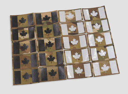 Canadian Flag Velcro Patches