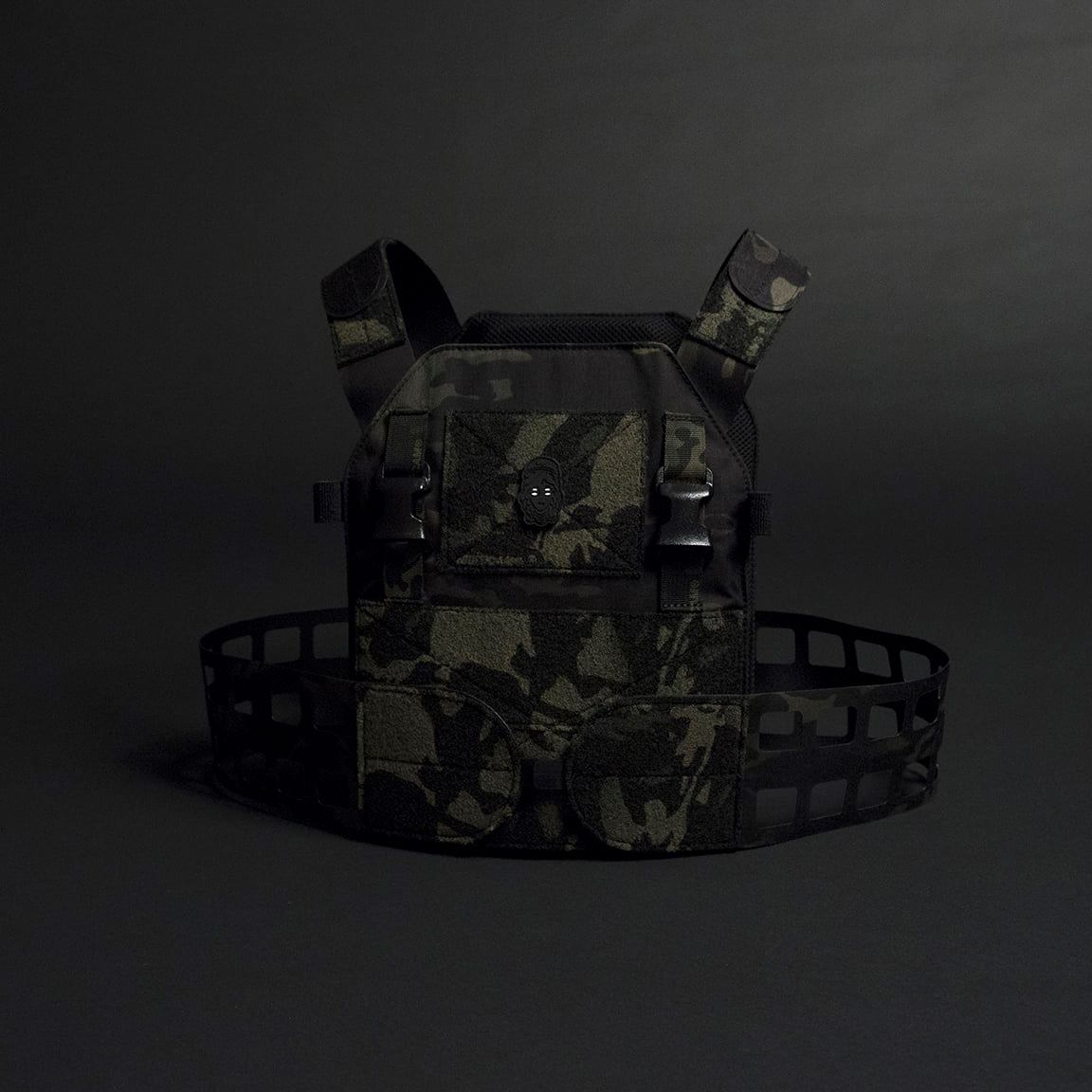 Low Profile Slick Plate Carrier (LPSPC) MultiCam Black - Ready to Ship