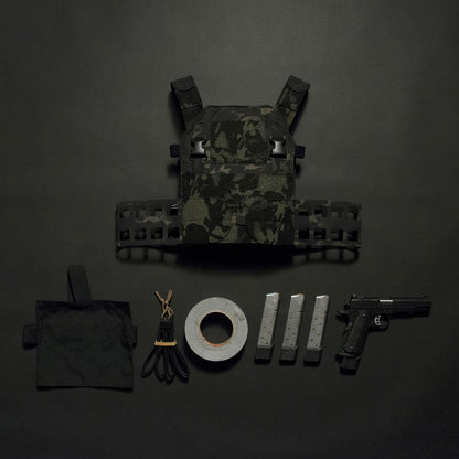 Low Profile Slick Plate Carrier (LPSPC) MultiCam Black - Ready to Ship