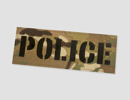 Police Identifier Velcro Patches 6x3 in