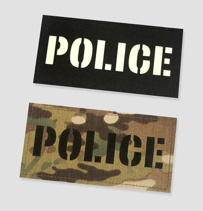 Police Identifier Velcro Patches 8x3 in