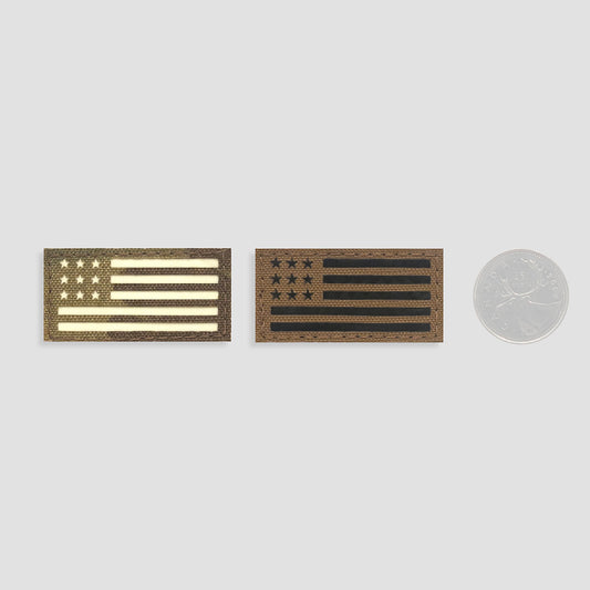 American Flag Mini Velcro Patches