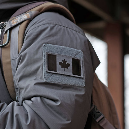 Canadian Flag Velcro Patches